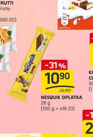 NESQUIK OPLATKA 26 g 
