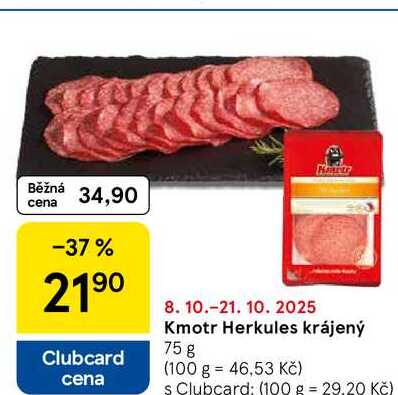 Kmotr Herkules krájený, 75 g 
