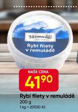 Varmuža Rybí filety v remuládě 200 g 