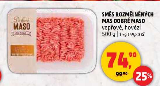 SMĚS ROZMĚLNĚNÝCH MAS DOBRÉ MASO, 500 g