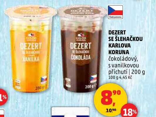 DEZERT SE ŠLEHAČKOU KARLOVA KORUNA, 200 g 
