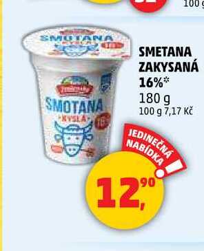 SMETANA ZAKYSANÁ 16%, 180 g 