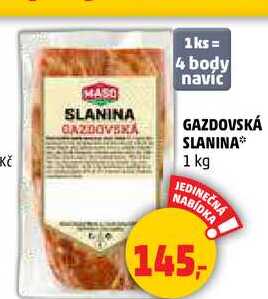 GAZDOVSKÁ SLANINA, 1 kg