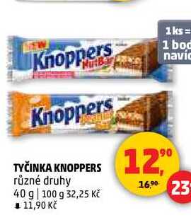 TYČINKA KNOPPERS, 40 g