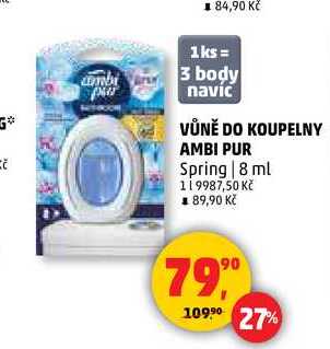VŮNĚ DO KOUPELNY AMBI PUR Spring, 8 ml 