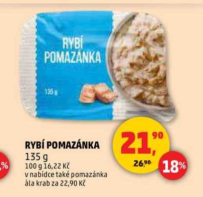 RYBÍ POMAZÁNKA, 135 g