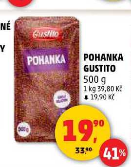 POHANKA GUSTITO, 500 g 