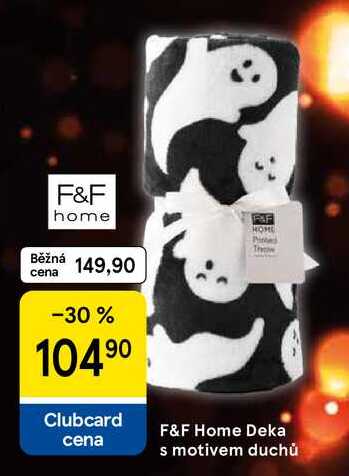 F&F Home Deka s motivem duchů 