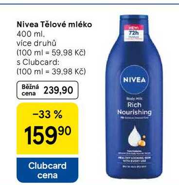 Nivea Tělové mléko, 400 ml