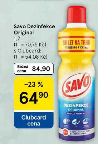 Savo Dezinfekce Original, 1.2 l