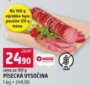 PÍSECKÁ VYSOČINA 100 g