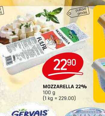 MOZZARELLA 22% 100 g