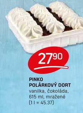PINKO POLÁRKOVÝ DORT vanilka, čokoláda. 615 ml, mražené 