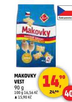 MAKOVKY VEST, 90 g 