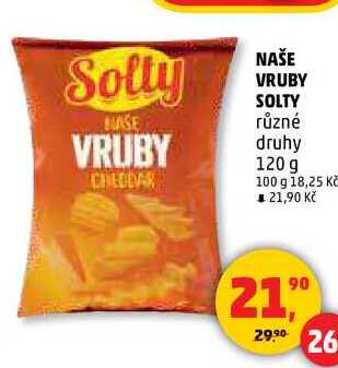 NAŠE VRUBY SOLTY, 120 g 