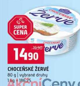 CHOCEŇSKÉ ŽERVÉ 80 g