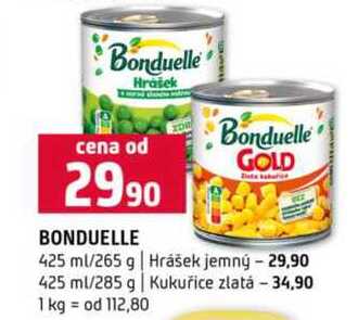 BONDUELLE 425 ml/265 - 285 g