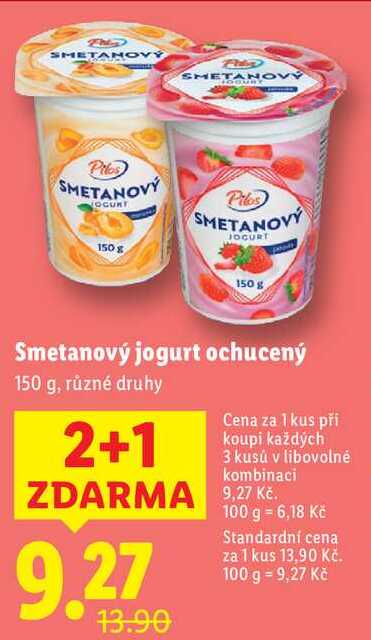Smetanový jogurt ochucený, 150 g