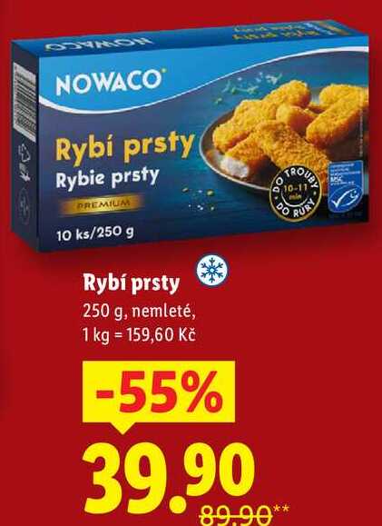 Rybí prsty, 250 g