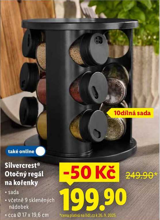 Silvercrest Otočný regál na kořenky 