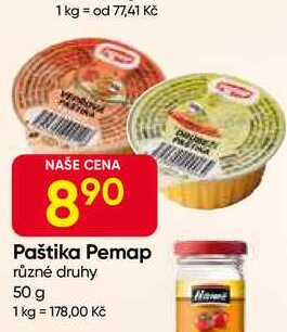 Pemap Paštika různé druhy 50 g