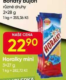 Horalky mini 3×27 g