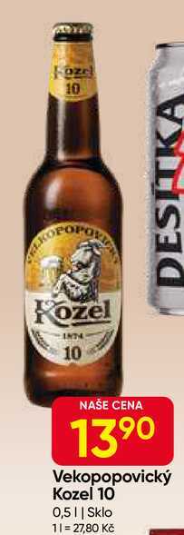 Vekopopovický Kozel 10° 0,5 l