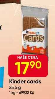 Kinder cards 25,6 g 