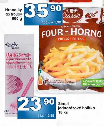 Simpl jednorázové holítka 10 ks