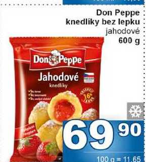 Don Peppe Jahodové knedlíky jahodové 600 g