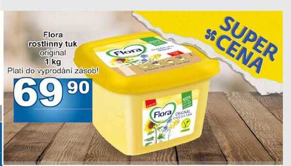 Flora rostlinný tuk original 1 kg