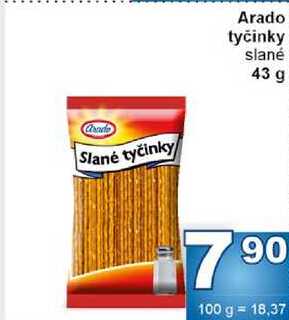 Arado tyčinky slané 43 g 