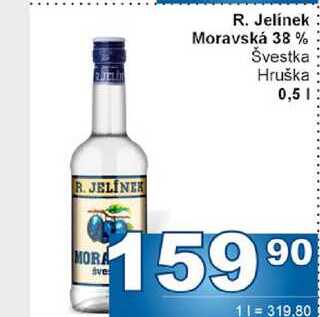 R. Jelínek Moravská 38 % 0,5l