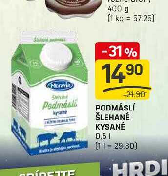 PODMÁSLÍ ŠLEHANÉ KYSANÉ 0,5l