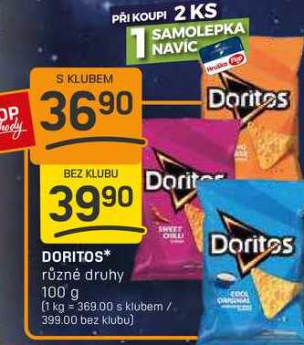 DORITOS různé druhy 100 g