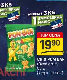 CHIO POM BAR různé druhy 50 g