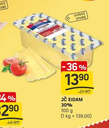 JČ EIDAM 30% 100 g 