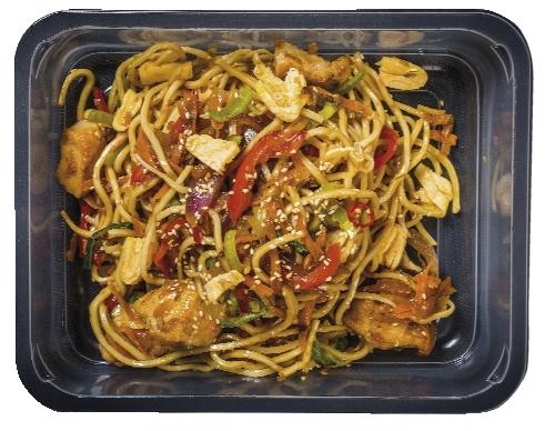 Pad Thai s kuřecím masem a vaječnými nudlemi
