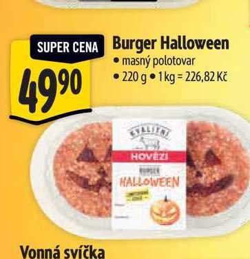   Burger Halloween  220 g