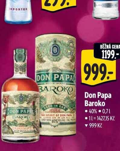   Don Papa Baroko 0,7 l