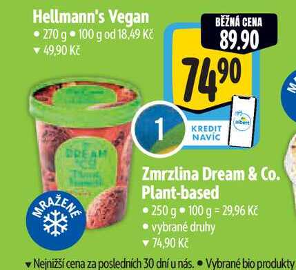   Zmrzlina Dream & Co. Plant-based 250 g 
