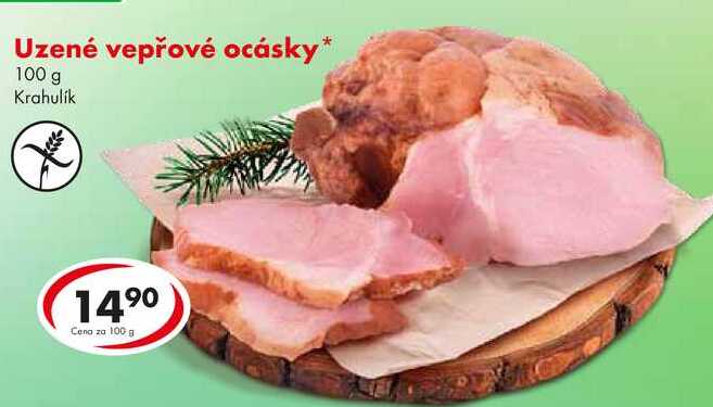 Uzené vepřové ocásky, 100 g