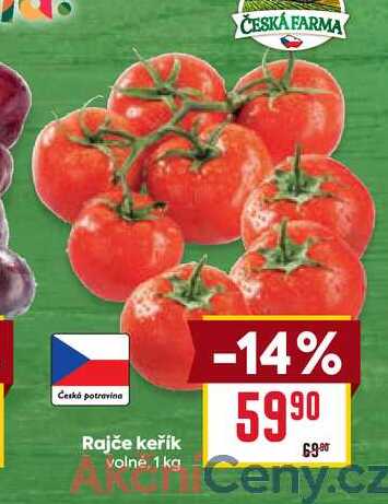 Rajče keřík volné, 1 kg 
