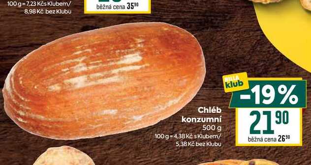 Chléb konzumní 500g