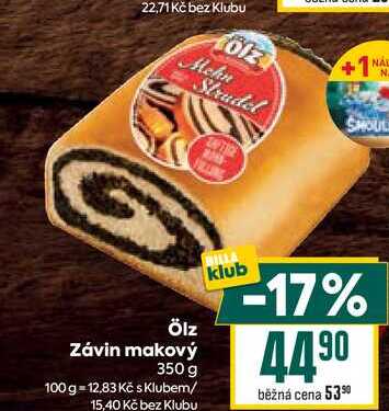 Ölz Závin makový 350 g