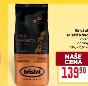 Bristot Mletá káva 250 g