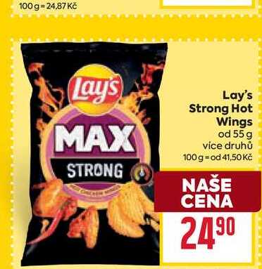 Lay's Strong Hot Wings od 55 g