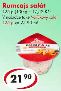 Rumcajs salát, 125 g    