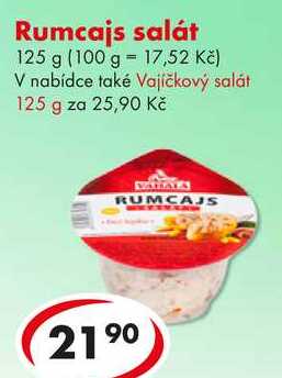 Rumcajs salát, 125 g 