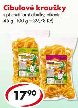 Cibulové kroužky, 45 g